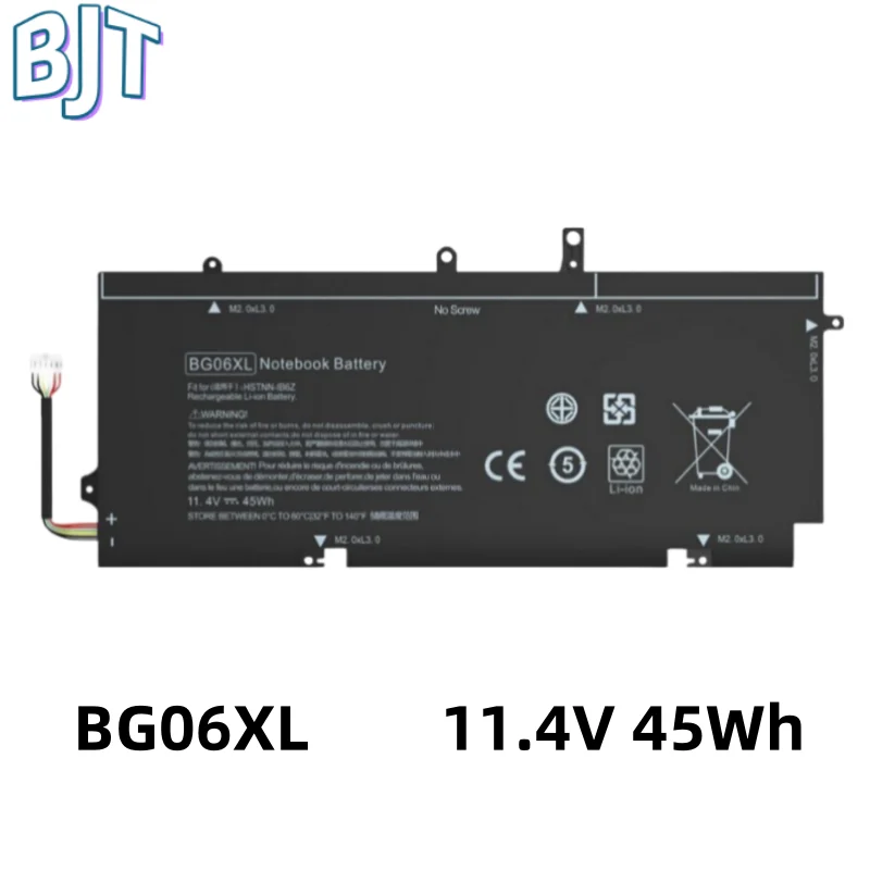 11.4V 45Wh Laptop Battery BG06XL For HP EliteBook Folio 1040 G3 Series HSTNN-Q99C HSTNN-IB6Z 804175-1B1 804175-1C 804175-181