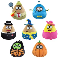 22cm My Pet Alien Pou Plush Toy My Pet Alien Pou Black Brown Sad Happy Pau The Maw Plush Toys Triste Snail Dumb Doll Toy Gift