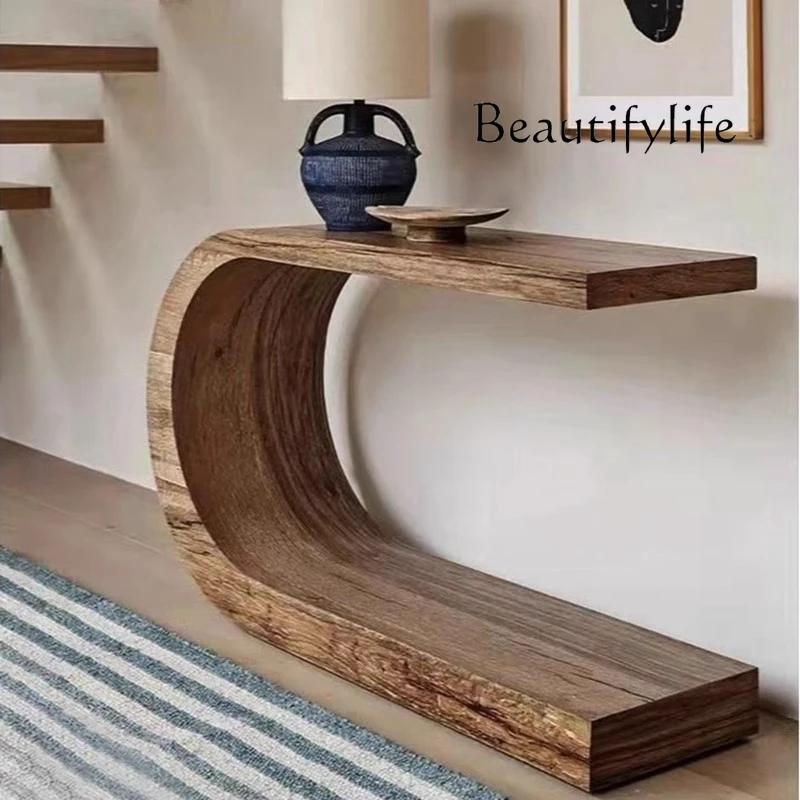 Amazing Medieval Entrance Table Nordic Aisle Corridor Case Several Art Entrance Table Home Display Stand