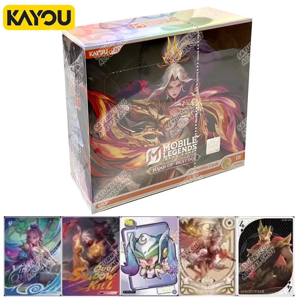 

Коллекционные карты KAYOU Mobile Legends Bang Bang Hand of Fate, английская версия 001A SEA MLBB, игровая карта, коллекционная карта аниме
