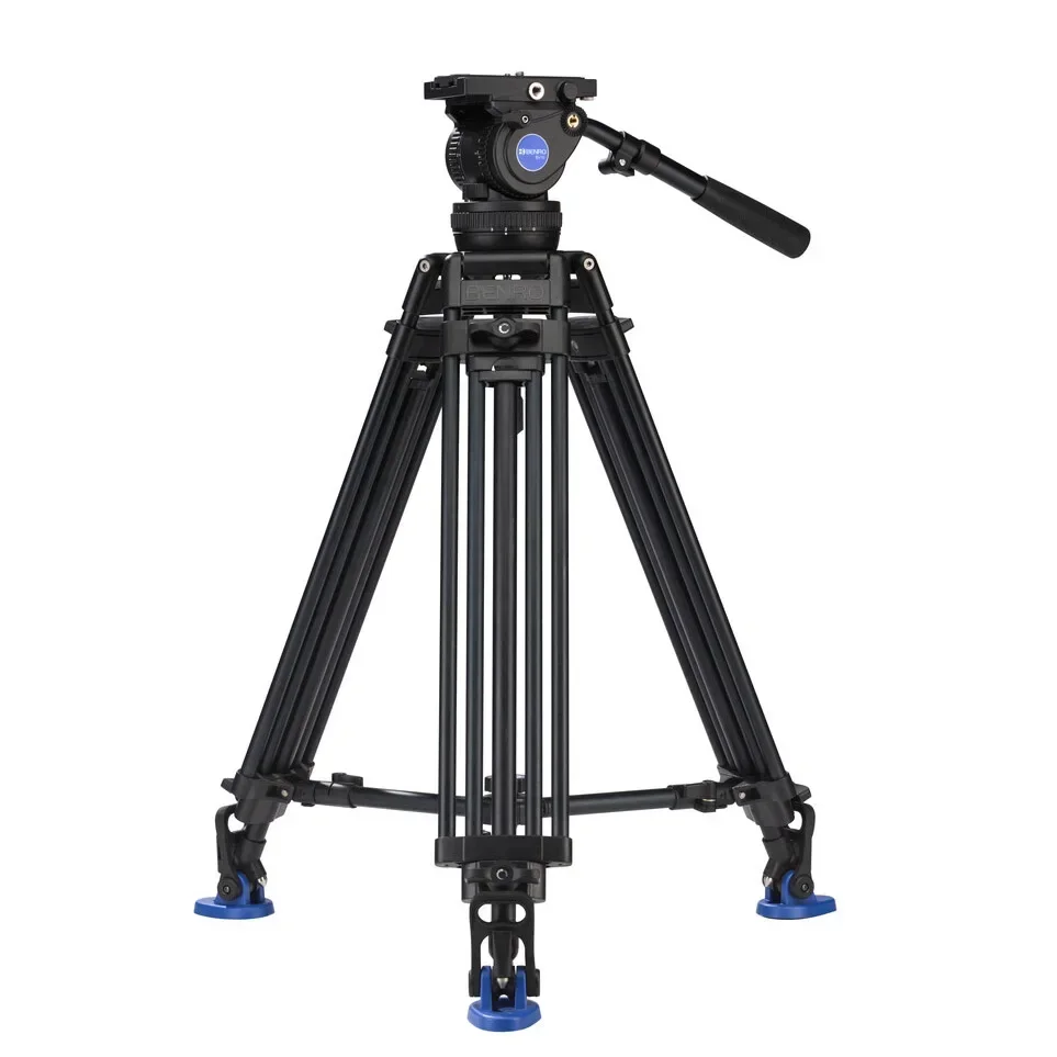 Free Shipping Dv Camcorder Camera Tripod Aluminum Heavy Duty Tripod Stand For Larger Fully Rigged Video Cameras