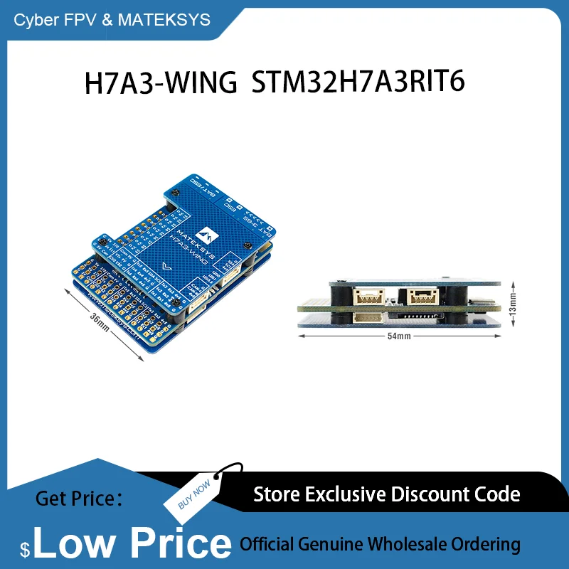 

MATEK Mateksys Flight Controller H7A3-WING