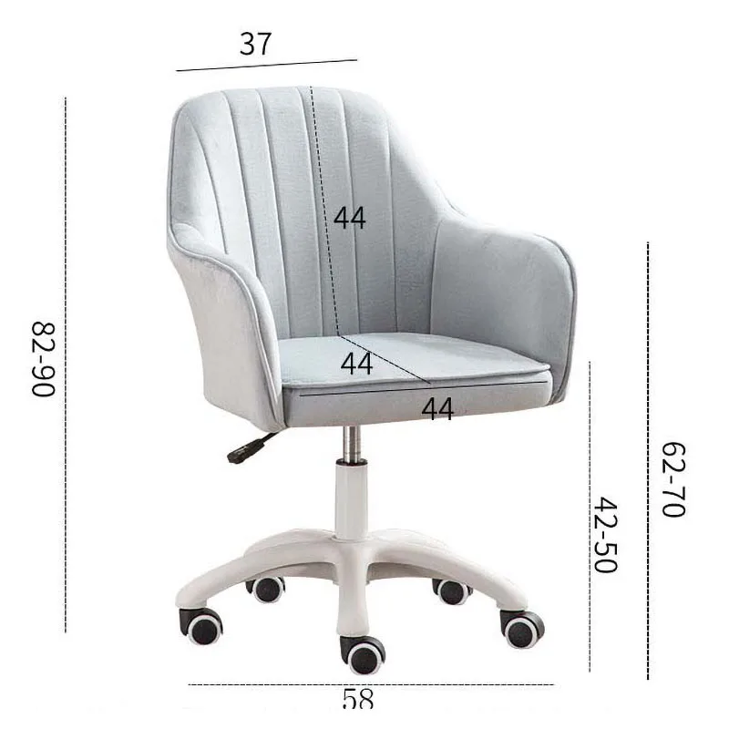 Ins Computer Chair Home Office Swivel Chair Light Luxury Lift Sofa Chairs Nordic Desk Back Chairs Sillas De Comedor Chaise Стуль