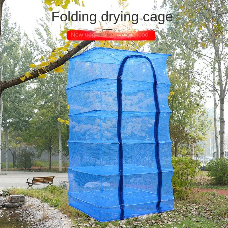 Multi-functional Drying Net Drying Cage Folding Fishing Net Drying Net Anti-fly Cage Home Drying Vegetable Net Drying Net Bag