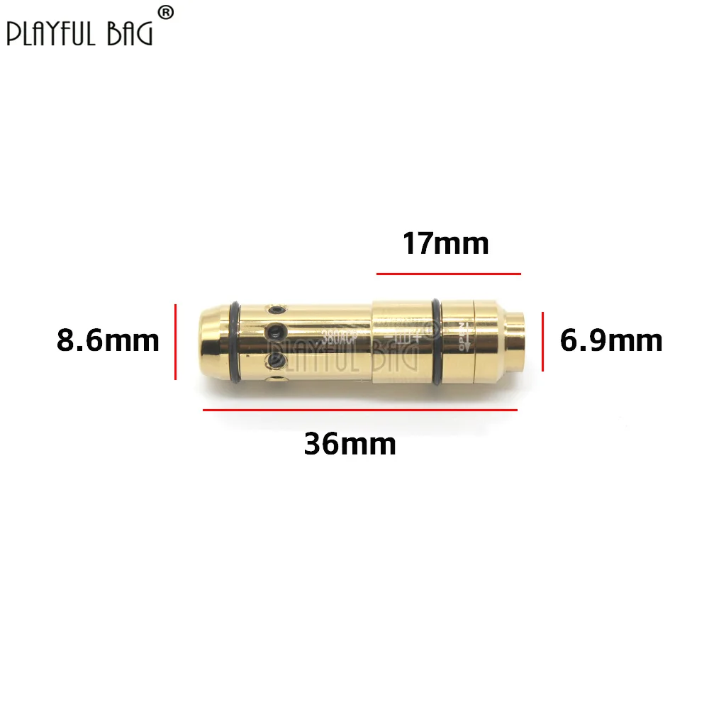 .38SPL.380ACP.40S&W.45ACP Trockenfeuer-Laser-Trainingspatrone Snap Cap Bore Sight für Schießübungen QG424S – Detail 8
