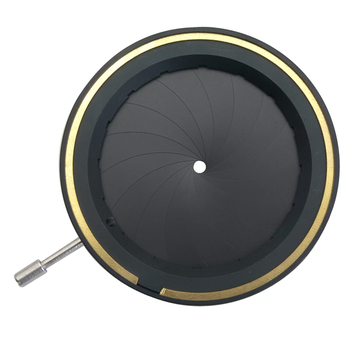 QA88X 2.5-36mm Amplifying Diameter Metal Zoom Optical Iris Diaphragm Aperture Condenser for Camera Lens Microscope