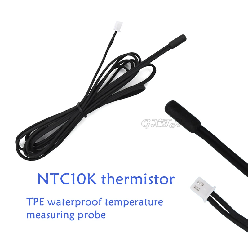 Sensore di temperatura impermeabile TPE termistore NTC10K da 1-5M Sensore di temperatura per stampaggio integrato