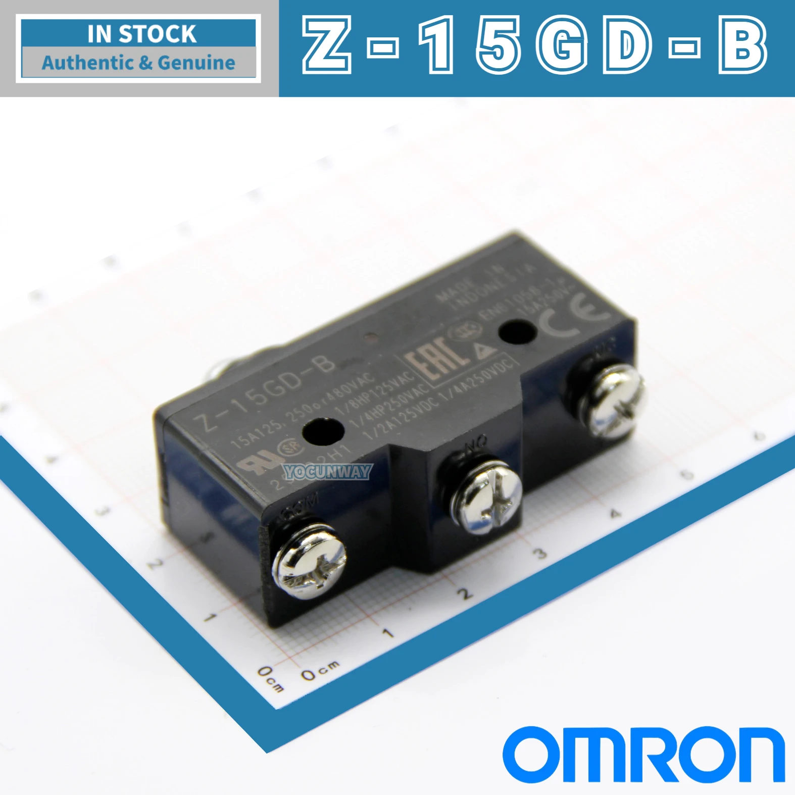 

New Authentic Original OMRON Micro Switch Z-15G-B 15GD-B 15GQ21-B 15GQ22-B 15GQ-B 15GS-B 15GW2-B 15GW22-B 15HW78-B