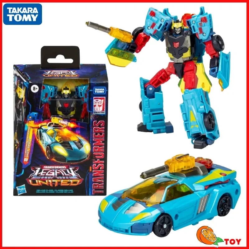 Auf Lager Takara Tomy Transformatoren Erbe United Cyber tronian Mystery Universum Hot Shot echte Modell Action figur Spielzeug Geschenk