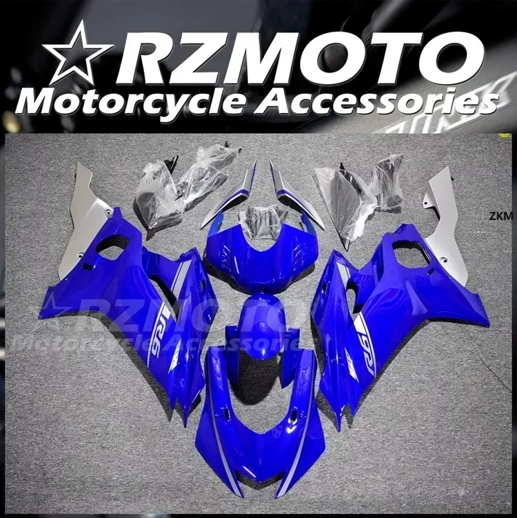 

4Gifts New ABS Motorcycle Fairings Kit Fit For YAMAHA YZF R6 2017 2018 2019 2020 2021 2022 2023 Bodywork Set Cool Blue