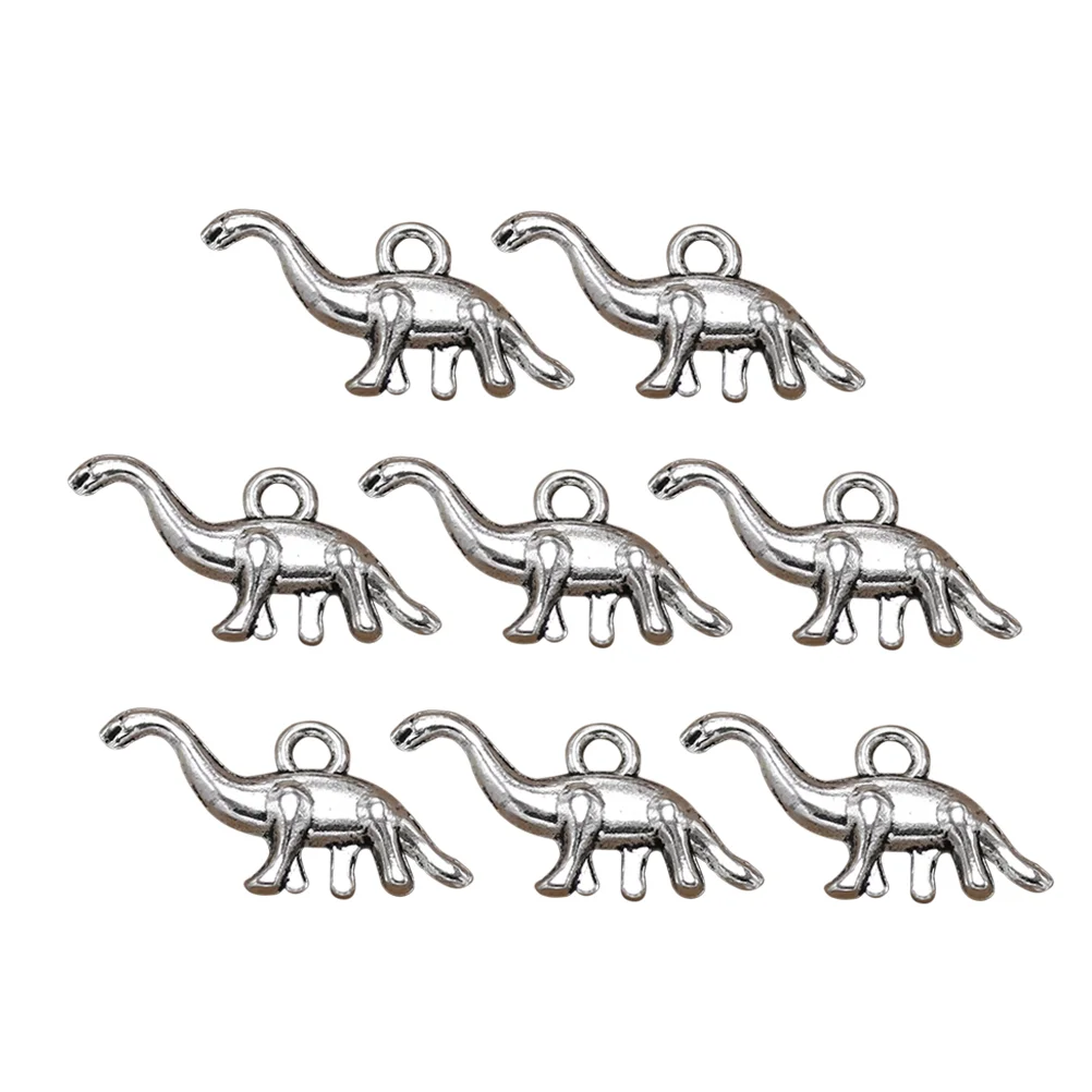 

20 Pcs Cellphone Decorative Accessories Jewelry Making Pendants DIY Charms Silver Alloy