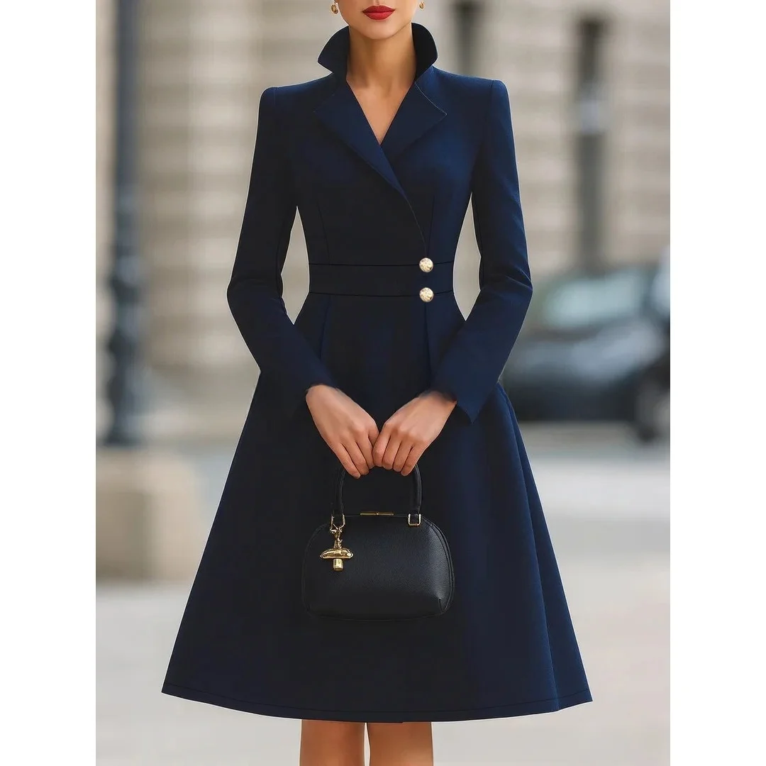 

Элегантное приталенное платье для женщин, осеннее, новое, модное, роскошное, с длинным рукавом, женское платье Ha380al