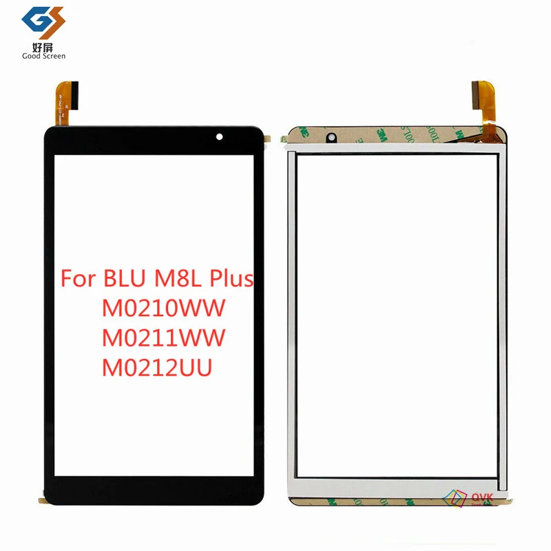 8 Inch For Blu M8L Plus M0211WW 4G Lte/BLU M8L 2021 M0170WW Tablet PC Capacitive Touch Screen Digitizer Sensor