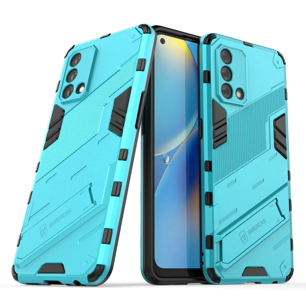 Punk Back Panel for OPPO A74 A17 K A54 A57 s A77s 95 A94 A96 36 A76 A77 A 17 57 77 74 96 A57s 4G 5G Hybrid Case Shockproof Cover