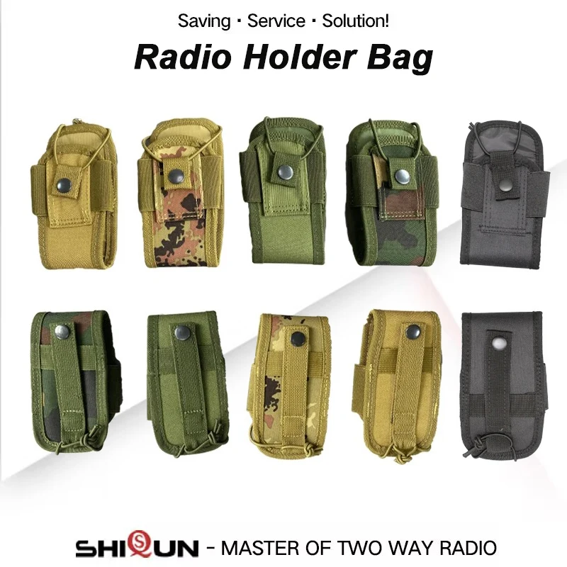 กระเป๋าคาดเอวกระเป๋าวิทยุสื่อสารแบบพกพา MSC 20H ยุทธวิธีพกพาได้กระเป๋าที่ใส่กระเป๋าวิทยุสมัครเล่นแบบพกพาอุปกรณ์เสริมวิทยุ5R