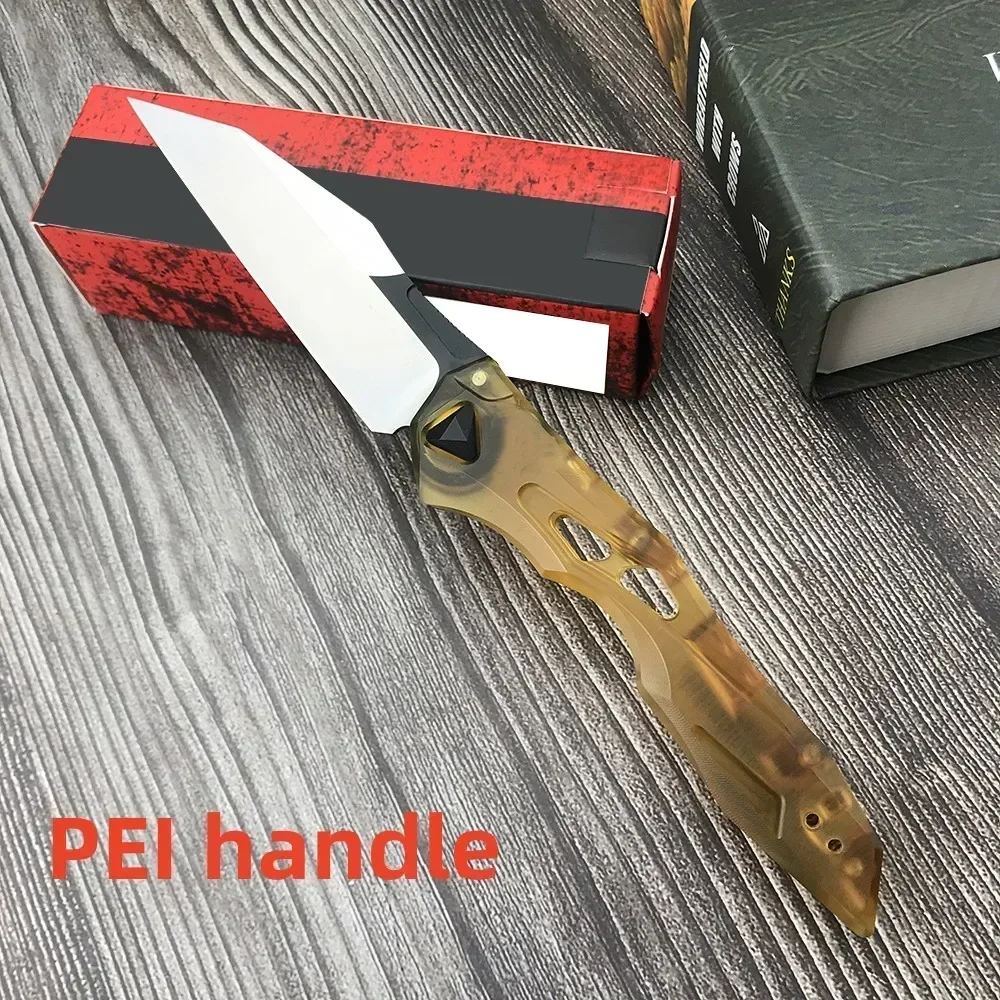 

7650 Launch 13 Wharncliffe Folding Pocket Knife D2 Blade PEI Handle Outdoor Camping Hunting EDC Knives - 4 Styles