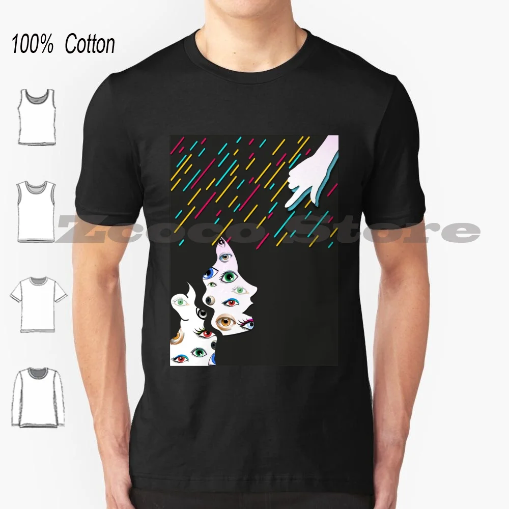 

Футболка An Existential Crisis, 100% хлопок, для мужчин и женщин, индивидуальный узор Eye God Dali Crazy Dream Geeky, вдохновленная Existential