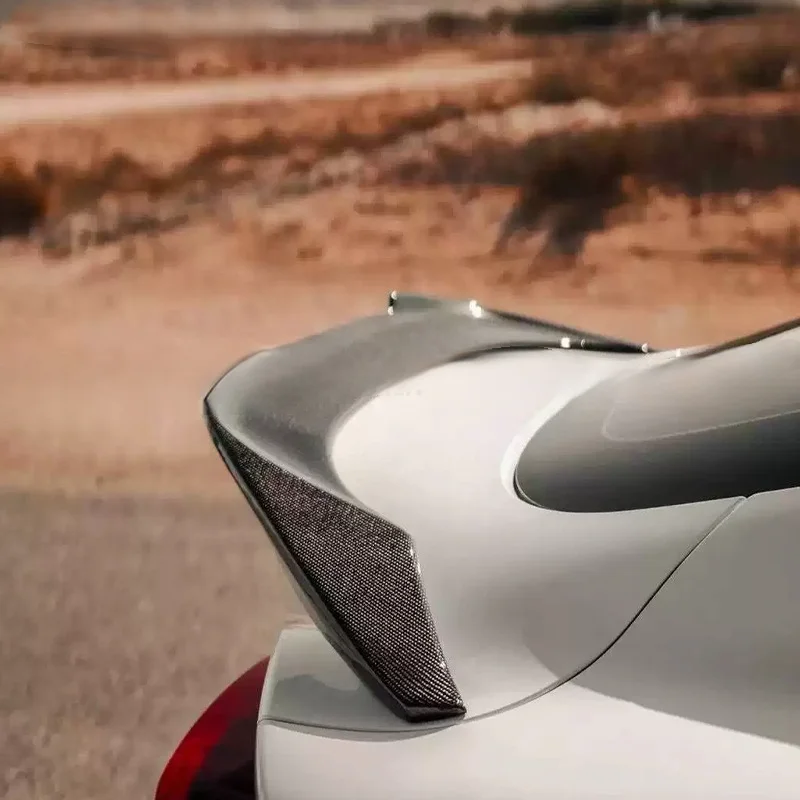 High Quality Carbon fiber V-type small tail spoiler accessory suitable for Toyota For Supra A90 A91