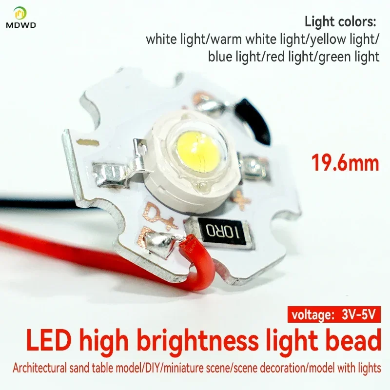 DIY LED Manual Battery Decoration Mini Bulb Bright Building Blocks Set, Creative Hobbies Dolls Architecture Toy