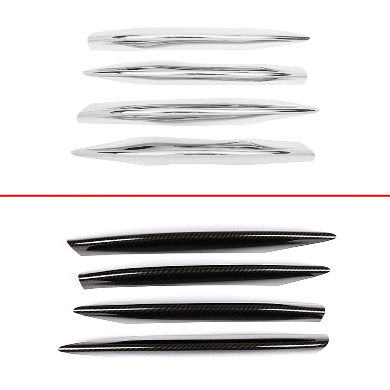 For Mercedes Benz C Class W205 C180 C260 C300 2019-2021 Car styling ABS Air Intake Grille Strips Trim Car External Accessories