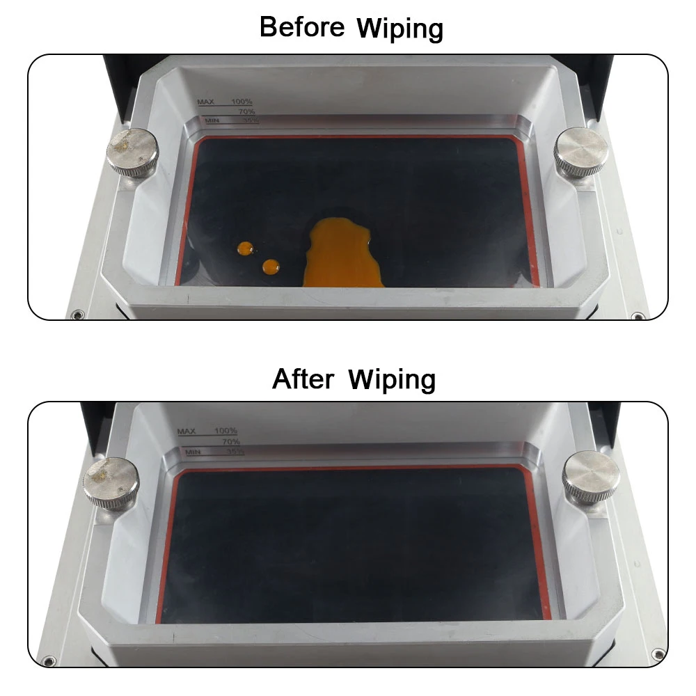 Light Curing Cleaning Cotton Wipe Cleaning Tool 100%Cotton Super Absorbent Lint Free for Anycubi Elego UV Resin 3D Printer Part