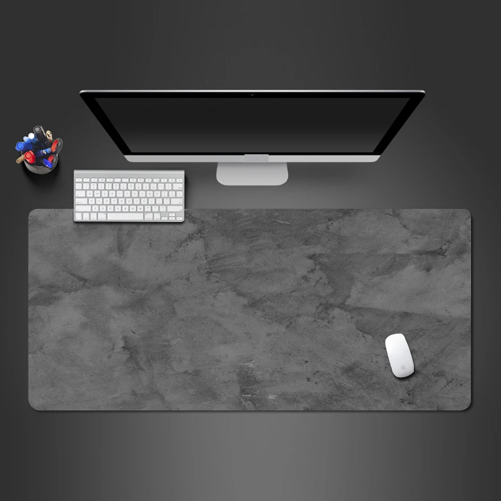 Gray Mouse Pad Office Accessories Desk Accessory Gaming Keyboard Pad Mousepad Xxl Gamer Pc Table Bureau Gaming Writing Desk Mat