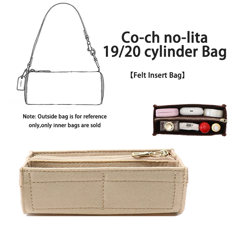 EverToner-organizador de bolsas para Coa-h Nolita 19/20, Compatible con cadena Universal/linera organizadora de fieltro, accesorios para bolsas