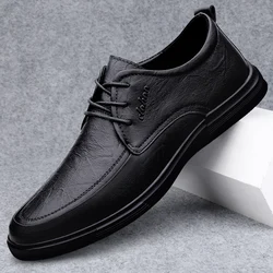 Men Suit Shoes lace up oxfords Party Men's Shoes Leather Zapatos Hombre black Formal Shoes Men Office Sapatos Social Masculino