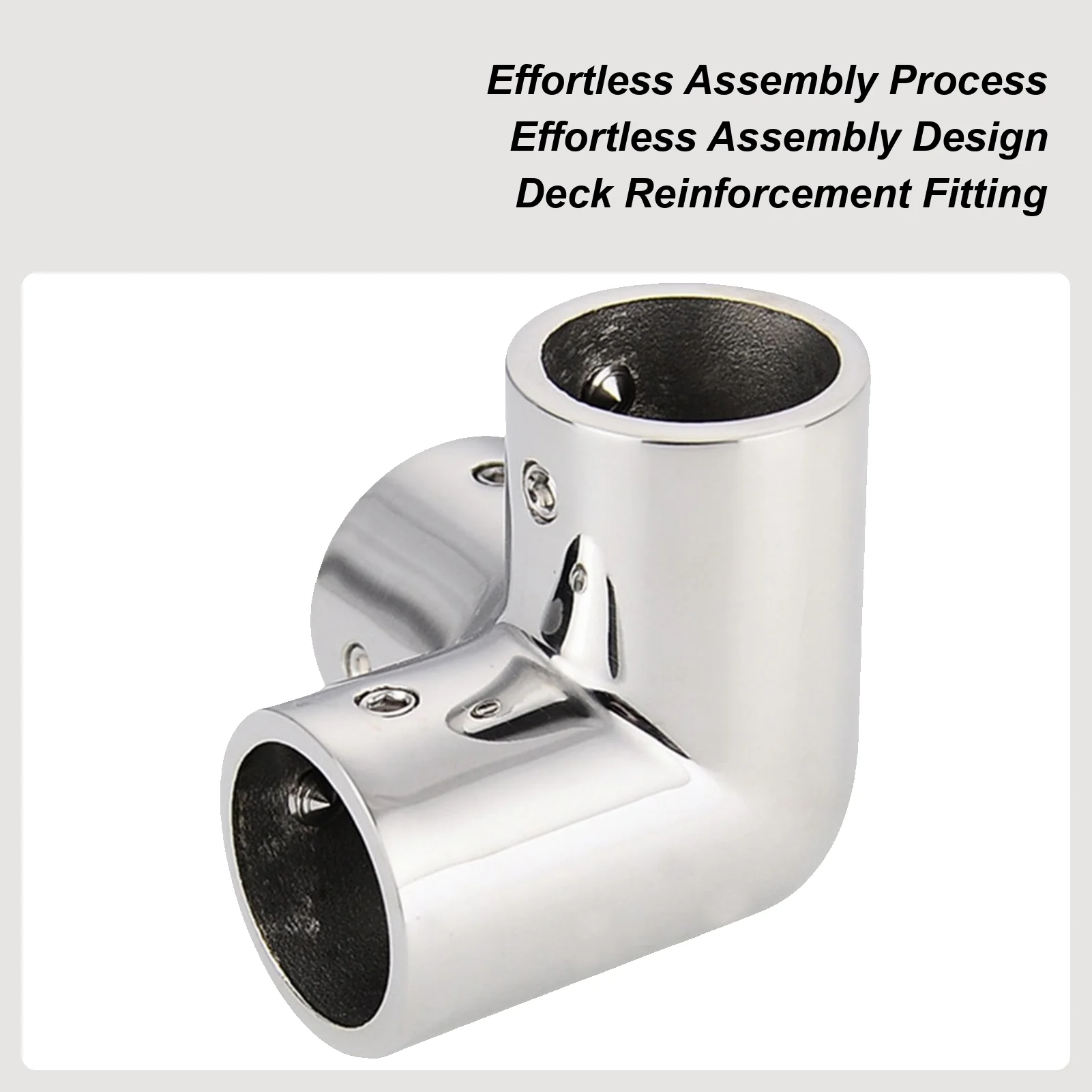 اليد السكك الحديدية تركيب موصل الفولاذ المقاوم للصدأ 3 طريقة لوازم بحرية قارب درابزين الأجهزة ل السفينة الدرابزين يخت الأنابيب حوض #1