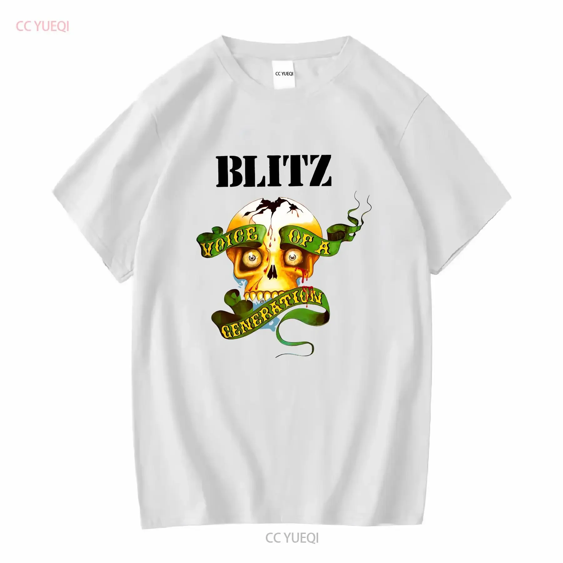 Blitz Voice Of A Generation T SHIRT oi street punk uk82 skinhead partisans attak long or short sleeves vintage Washed Stylish