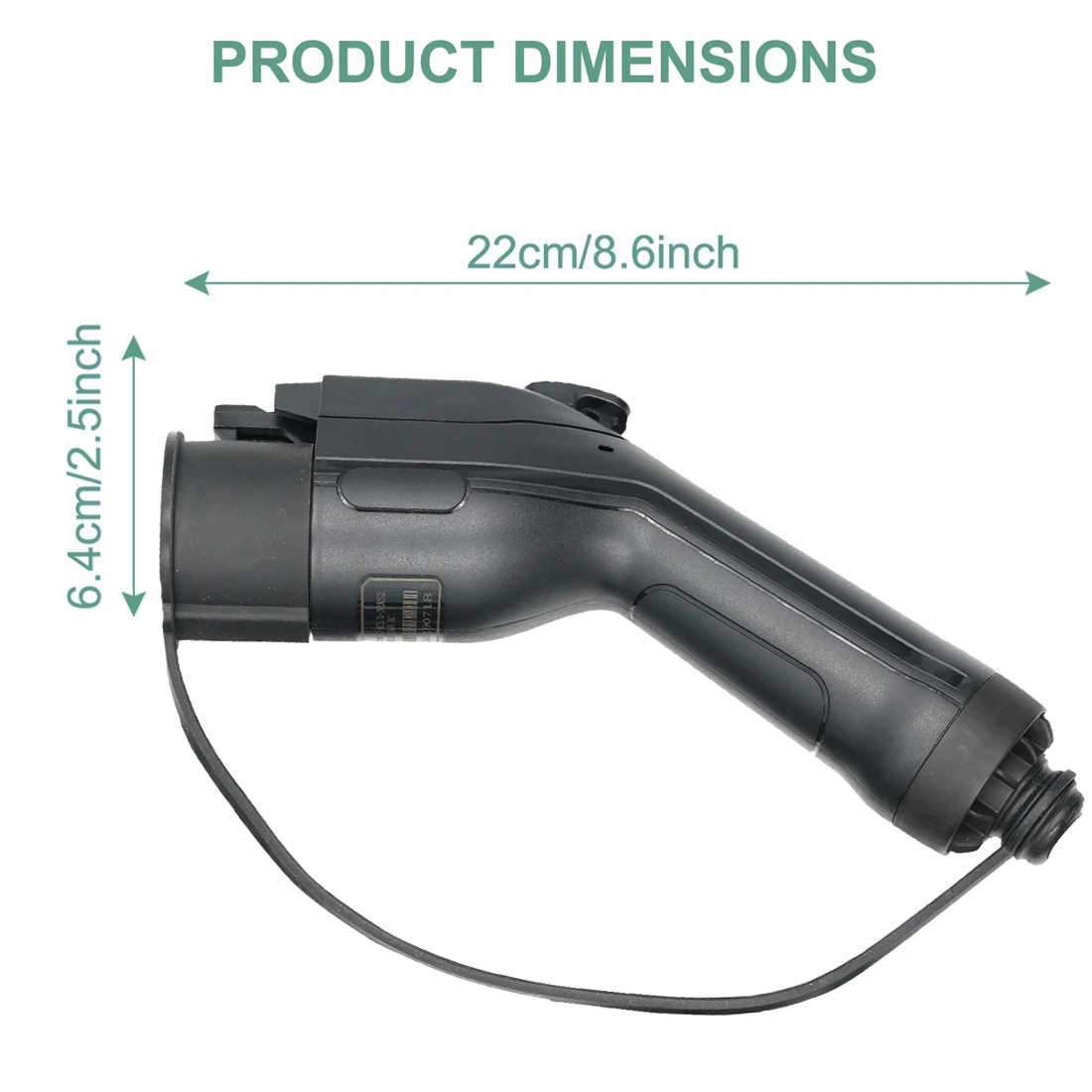 EV-connector Vrouwelijk Type 1 SAE J1772 EVSE Voertuigzijstekker Vervangende onderdelen voor elektrische autolader 32A zonder kabel