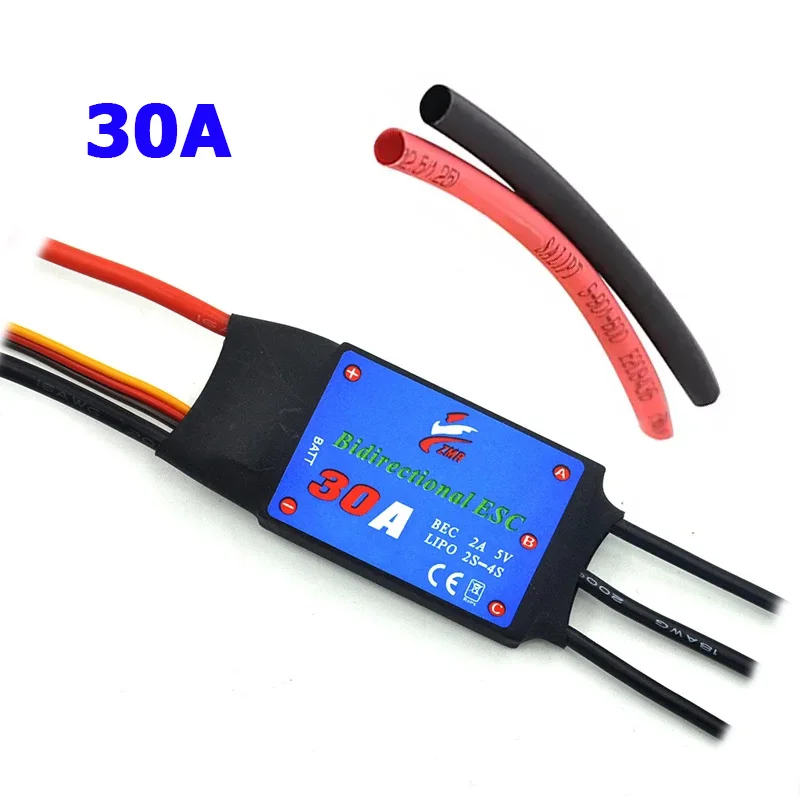 Zmr Esc 12A/20A/30A/40A/50A/60A/80A Twee-weg Borstelloze Esc voor Pneumatische Onderwater Propeller Van Afstandsbediening Voertuig