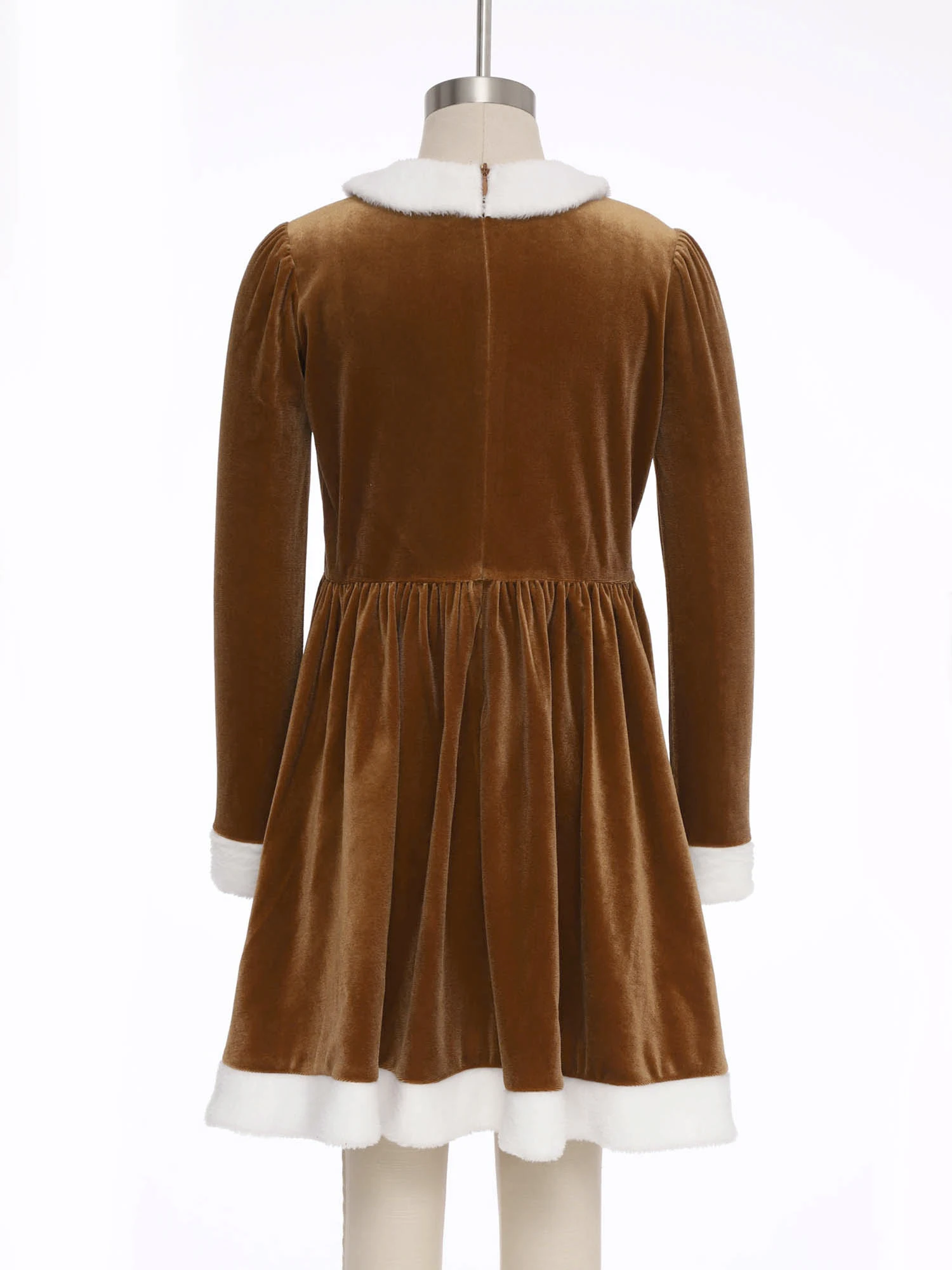 الفتيات عيد الميلاد الزنجبيل رجل زي توتو الباليه الشكل التزلج Dancewear هالوين عيد الميلاد الزنجبيل الخبز نمط فستان رقص #4