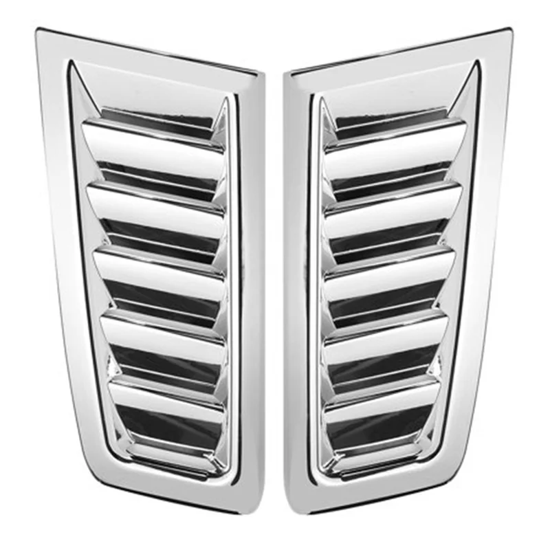 2Pcs Car Hood Bonnet Vents Grilles Air Flow Intake Hoods for Focus MK2 Fiesta