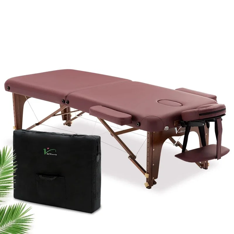 Minimalist Design Space-saving Massage Bed Beauty Massage Table Fold Portable Lettino Per Massaggi Salon Furniture