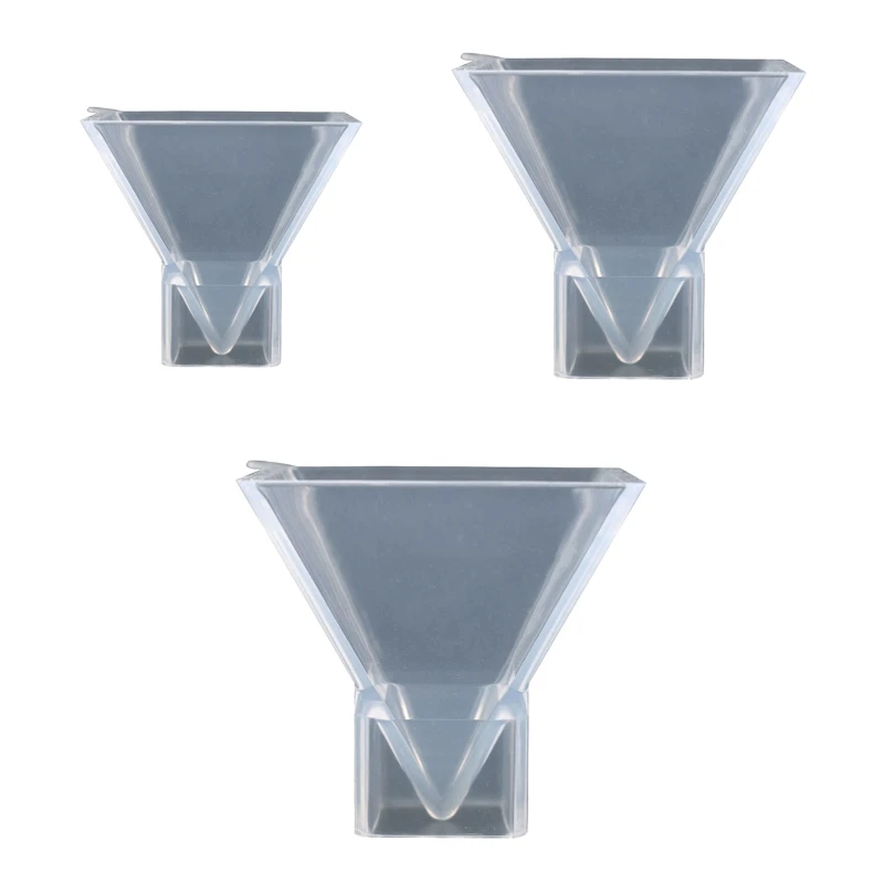 Pyramid Silicone Mold Dried Flower Ornament Resin Diy Crafts Home Decorations Drop Shipping