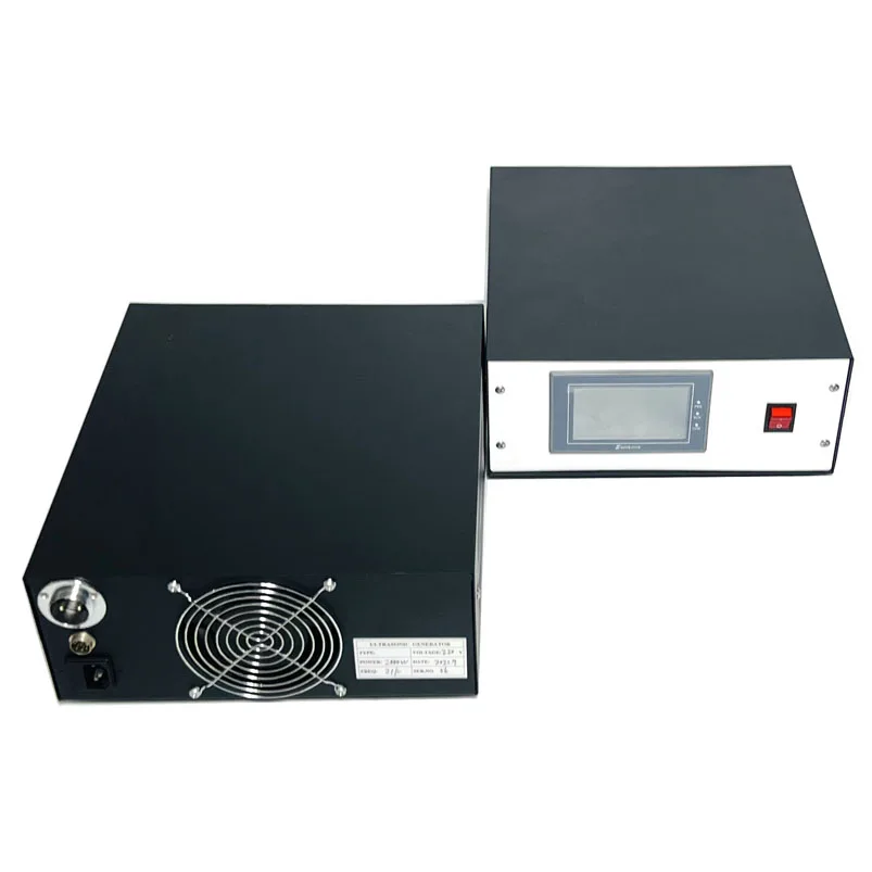 2000 واط 20 كيلو هرتز تتبع التردد التلقائي مولد لحام بالموجات فوق الصوتية لآلة صنع الأكواب الورقية أو آلة قناع N95