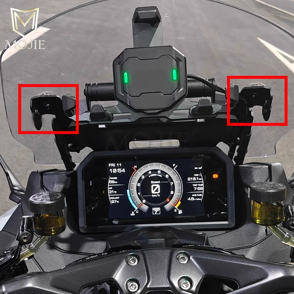 Motorcycle Headlights Bracket LED Spotlight Mount Bar Driving Fog Light Holder Clamp 2025 2026 2027 For Honda NWG150 NWT150