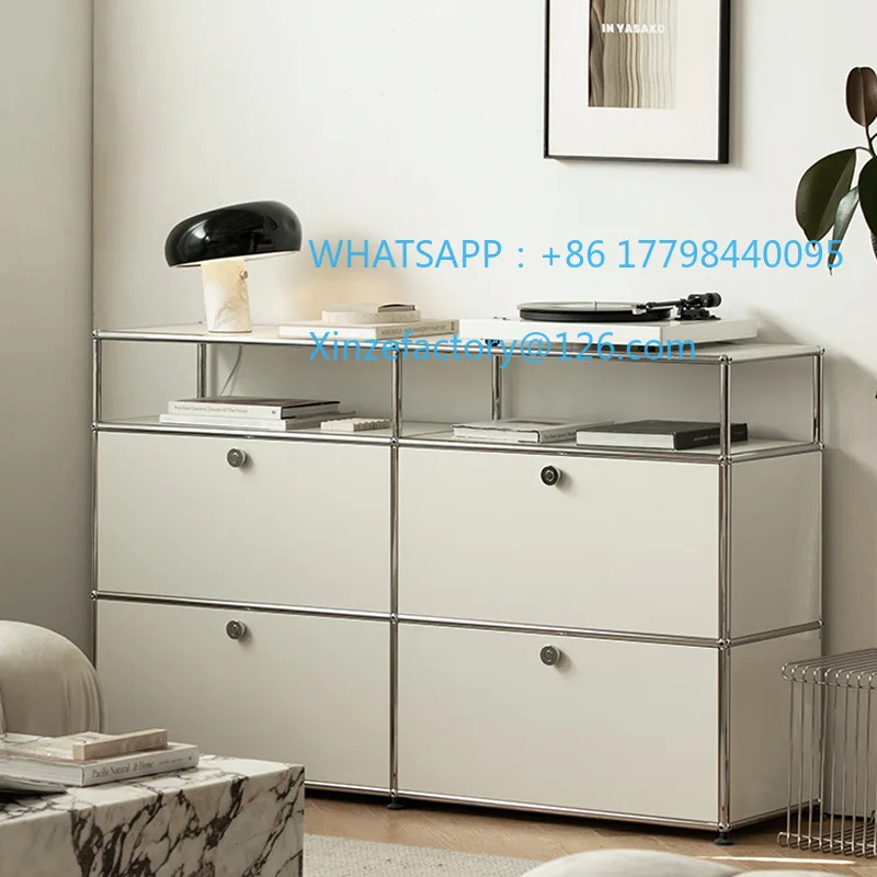 

Customizable side cabinet module combination cabinet storage bedside storage