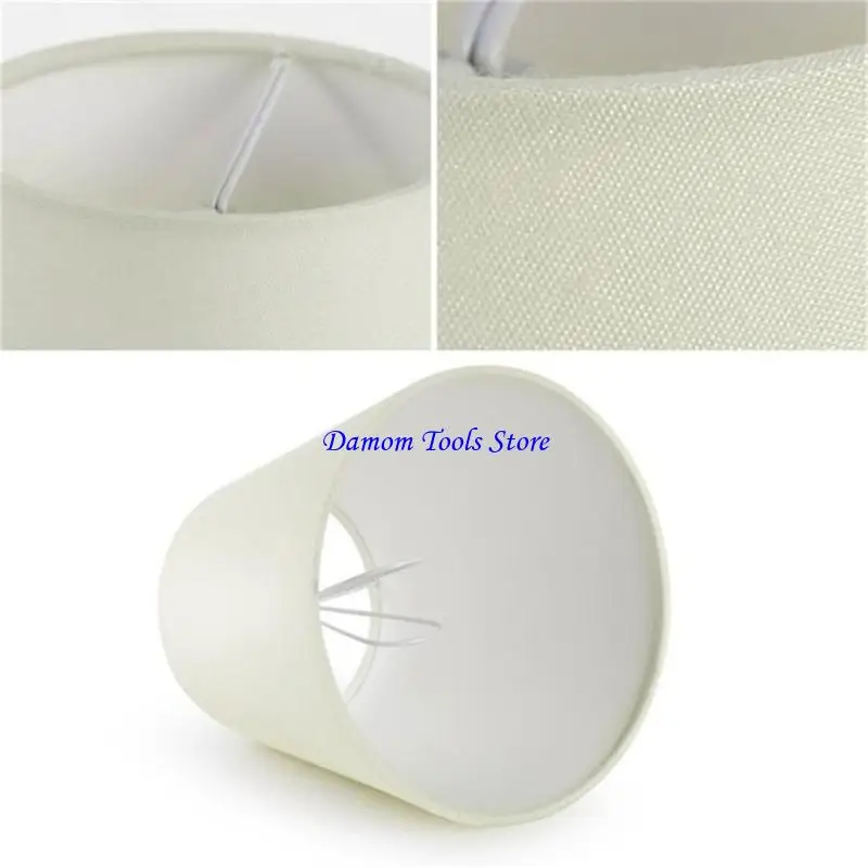 57BE 3 حزمة أنيقة الثريا ضوء ظلال مصباح ظلال PVC النسيج الملمس غطاء مصباح صغير مجموعة مناسبة لمصابيح الثريا