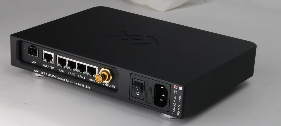LHY AUDIO SW6 AS6 audio HIFI fever switch fully linear DC powered OCXO constant temperature crystal oscillator Upgrade SW6-SFP