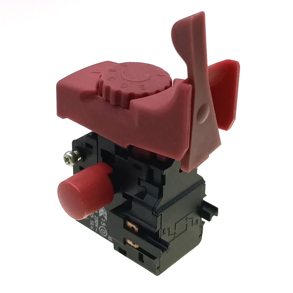 DCQ1106 T55 Impact Drill Switch Electric Drill Power Tool Accessories AC 250V 6A 5E4 Forward and Reverse Speed Control Switch