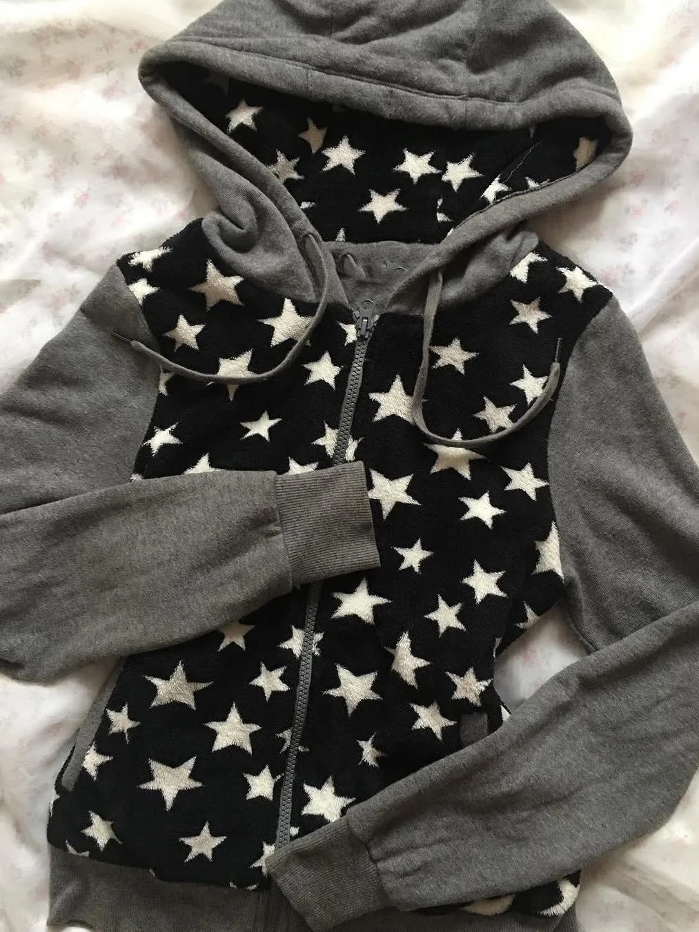 Bluzy vintage Y2k lata 90. Płaszcz Hot Girl Damskie bluzy Goth Punk z kapturem na zamek zimowe estetyczne Harajuku nadruk długi rękaw grunge