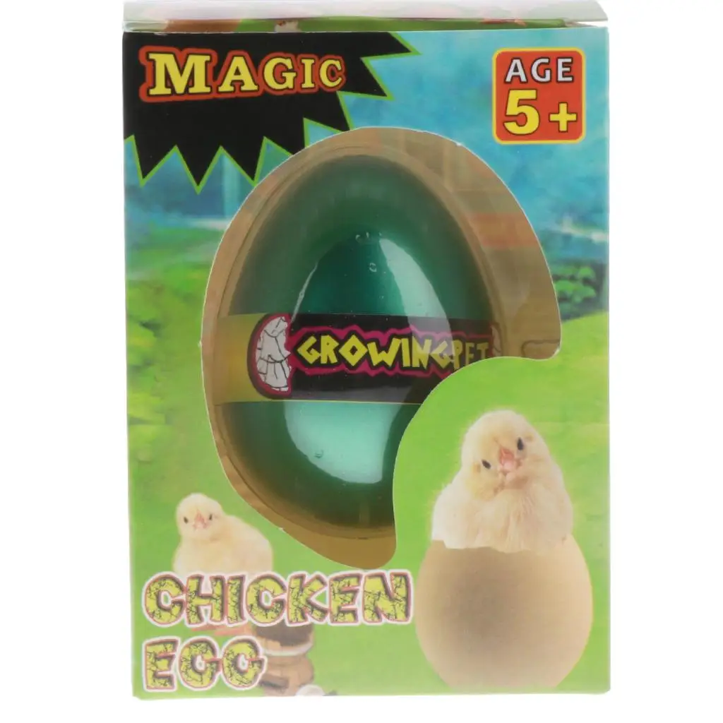 Funny Water Toy Animal Hatching Egg Growing Dinosaur Figures Colorful Surprise for Kids Creative Activities