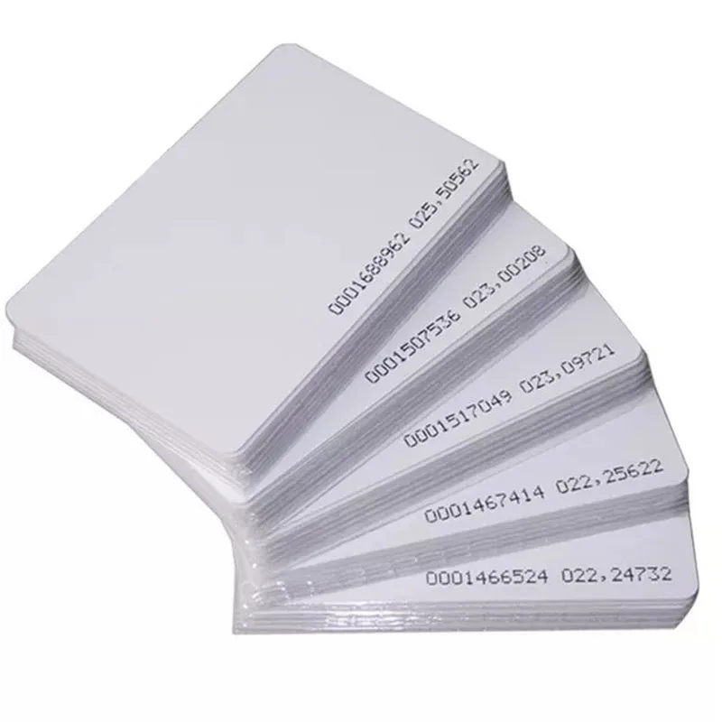 

5~500Pcs ID Thin Card White Card Access Control Attendance ID Intelligent Induction RF Card