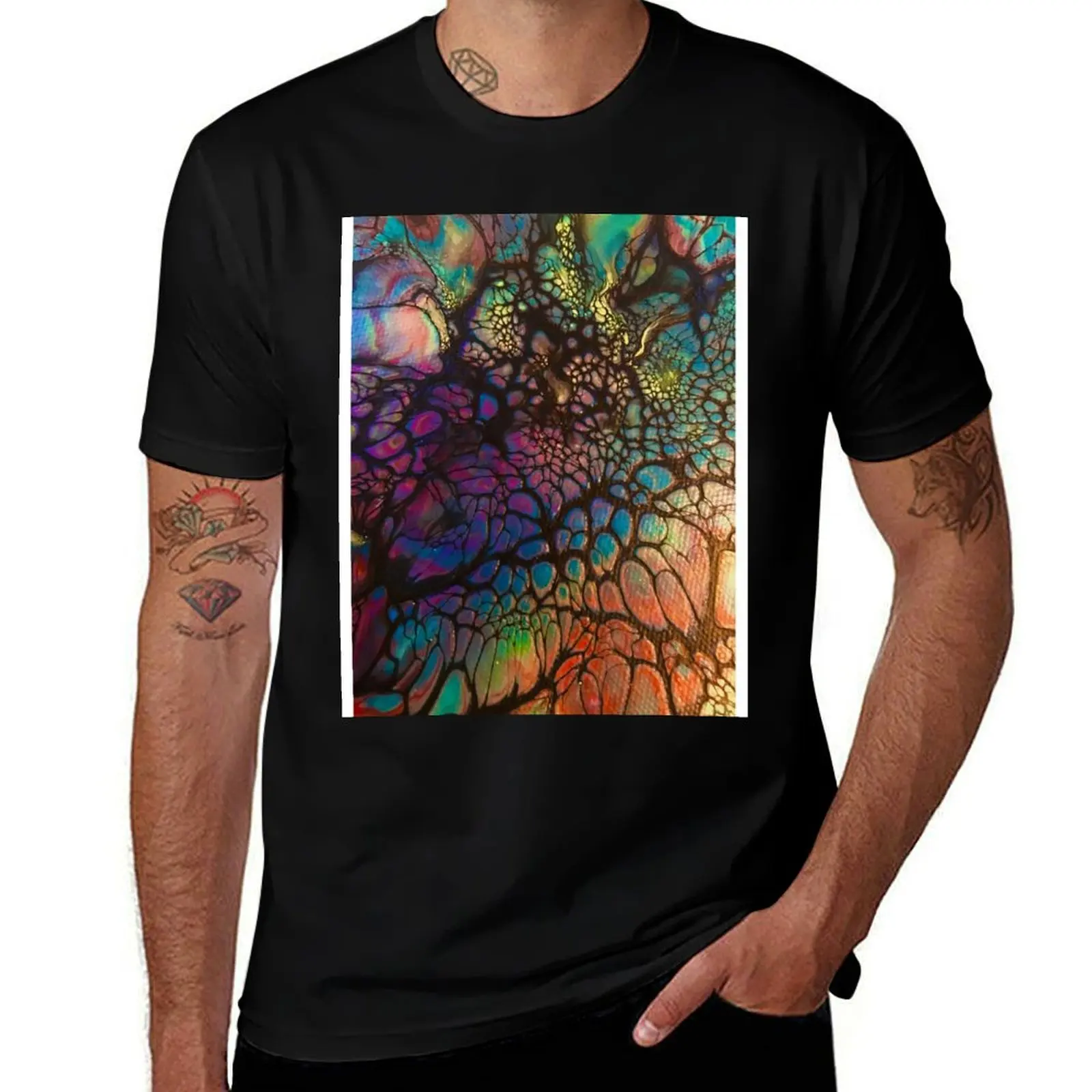 Coral Reef T-Shirt anime figures aesthetic clothes oversized t shirts for men