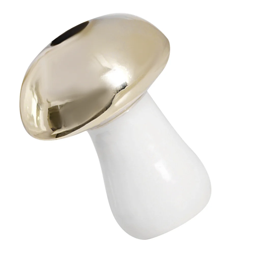 

Ceramic Mushroom Shape Vase Flower Pot Desktop Decoration Small Storage Container for Pens Makeup Vase