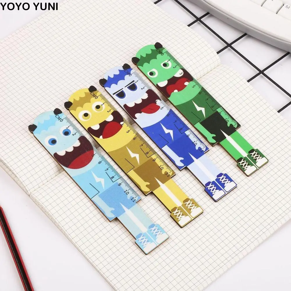 القط باو لطيف أدوات الخشب حاكم الإبداعية الكرتون 15 سنتيمتر مسطرة مستقيمة الجدة مضحك طالب مسطرة مستقيمة طالب #1