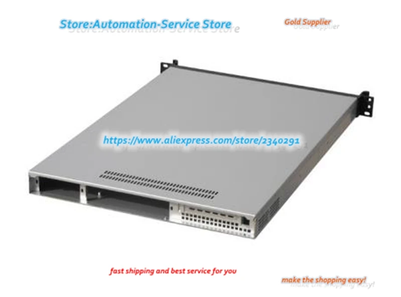 TOP1U650L الهيكل 1U خادم معدات التحكم الصناعي لوحة الألومنيوم القرص الصلب الخ