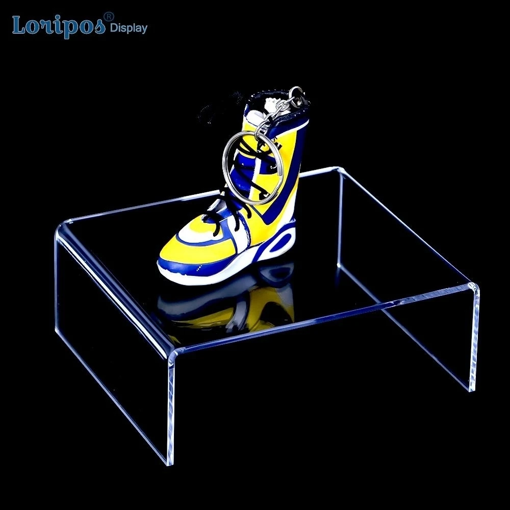 3pcs/lot Clear Acrylic Shoe Display Rack Holder Wallet Rack Jewelry Display Stand U Acrylic Stand Display Shelf Handbag Holder